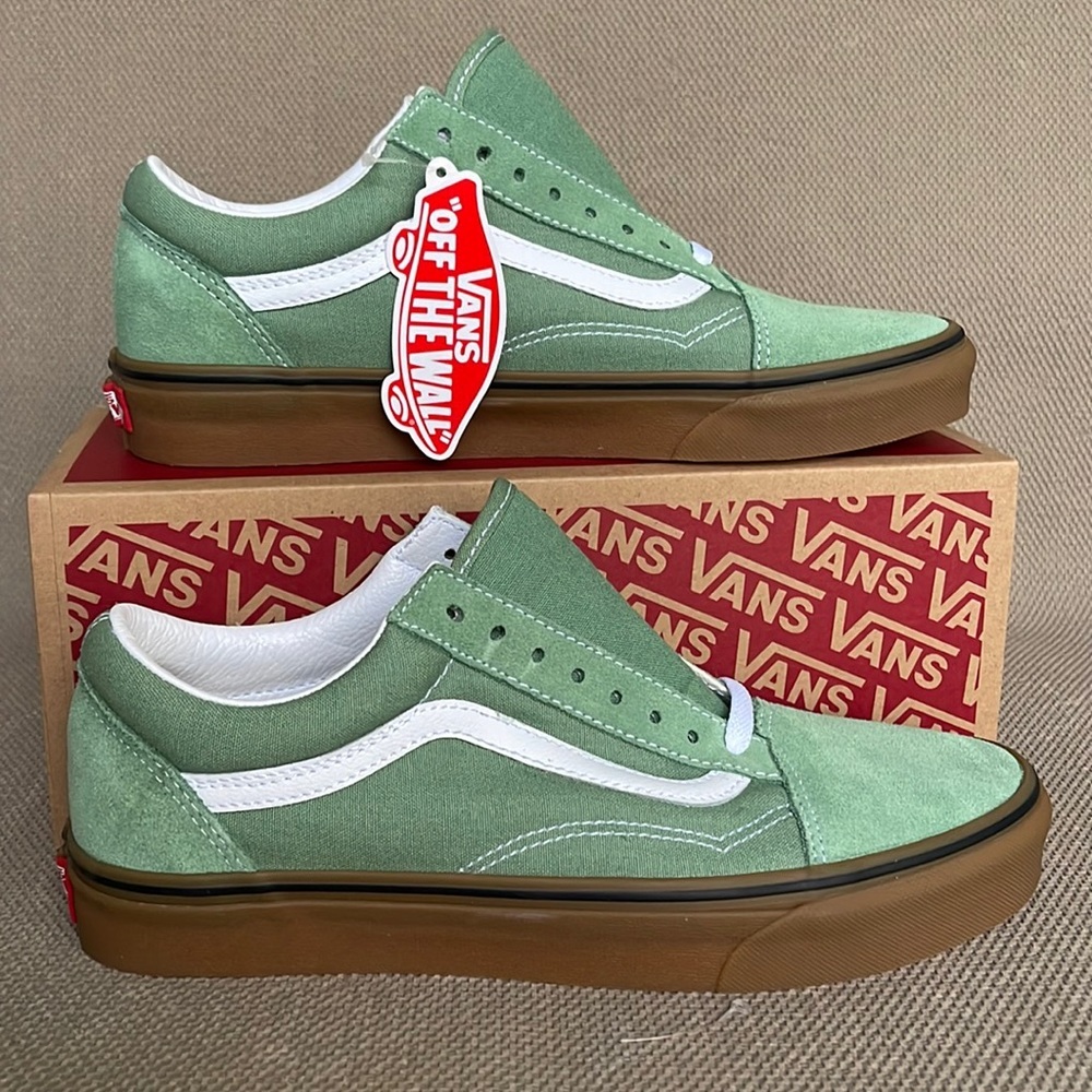 Vans Old Skool Gum Basil / True White MEN`S